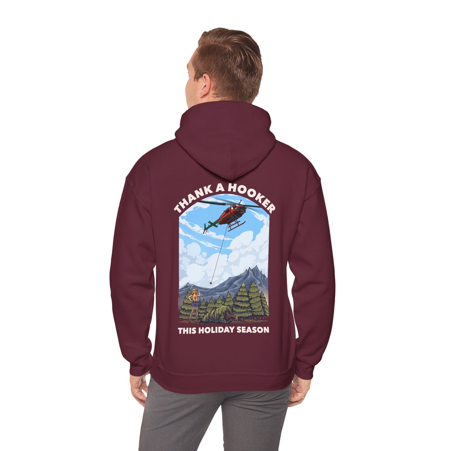 Hoodie - Thank a Hooker This Holiday Season Sweatshirt