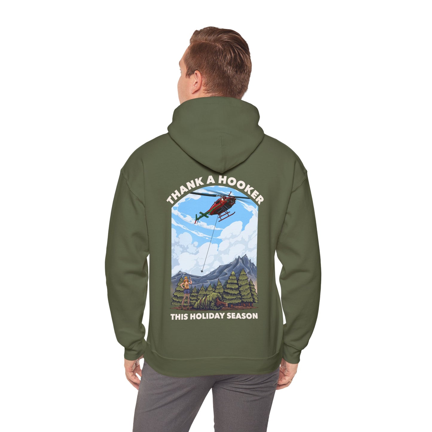 Hoodie - Thank a Hooker This Holiday Season Sweatshirt