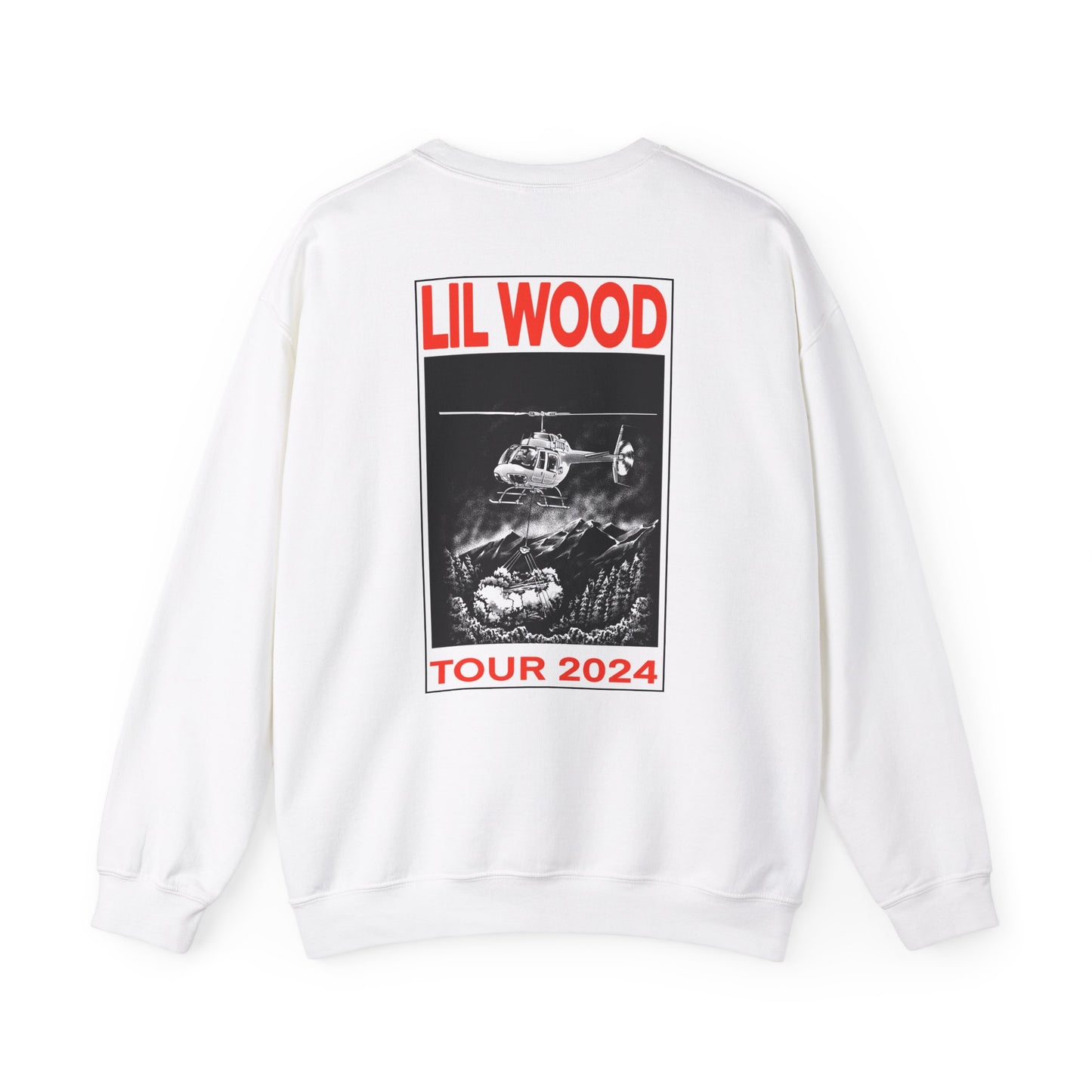 LIL WOOD TOUR 2024 Crewneck Sweatshirt