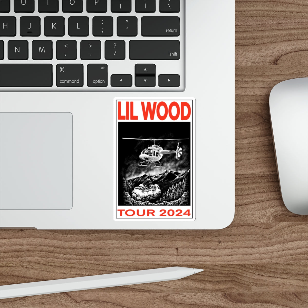 LIL WOOD TOUR STICKERS