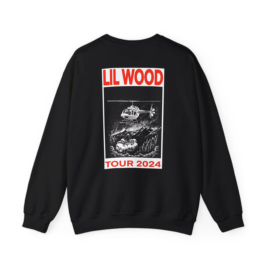 LIL WOOD TOUR 2024 Crewneck Sweatshirt