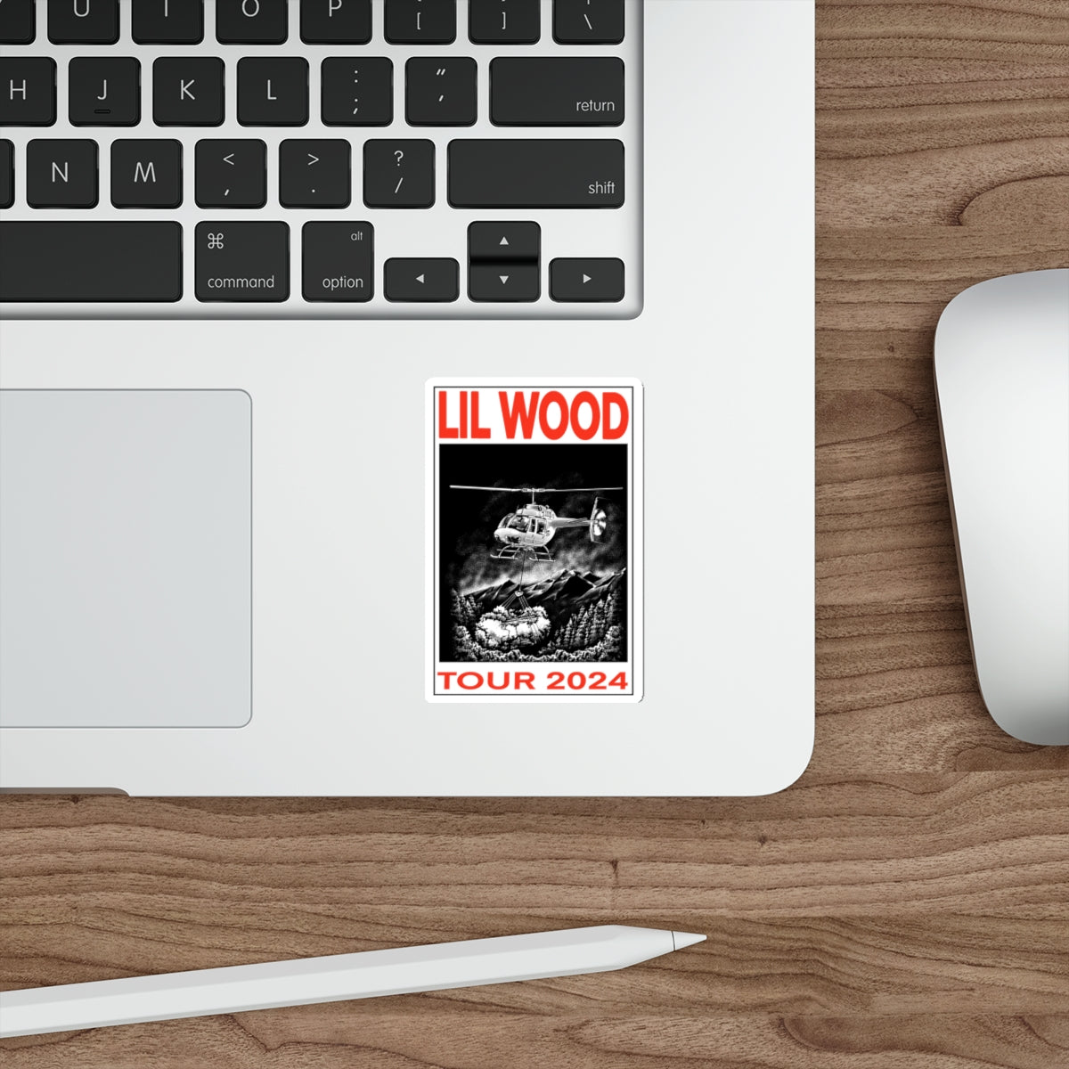 LIL WOOD TOUR STICKERS