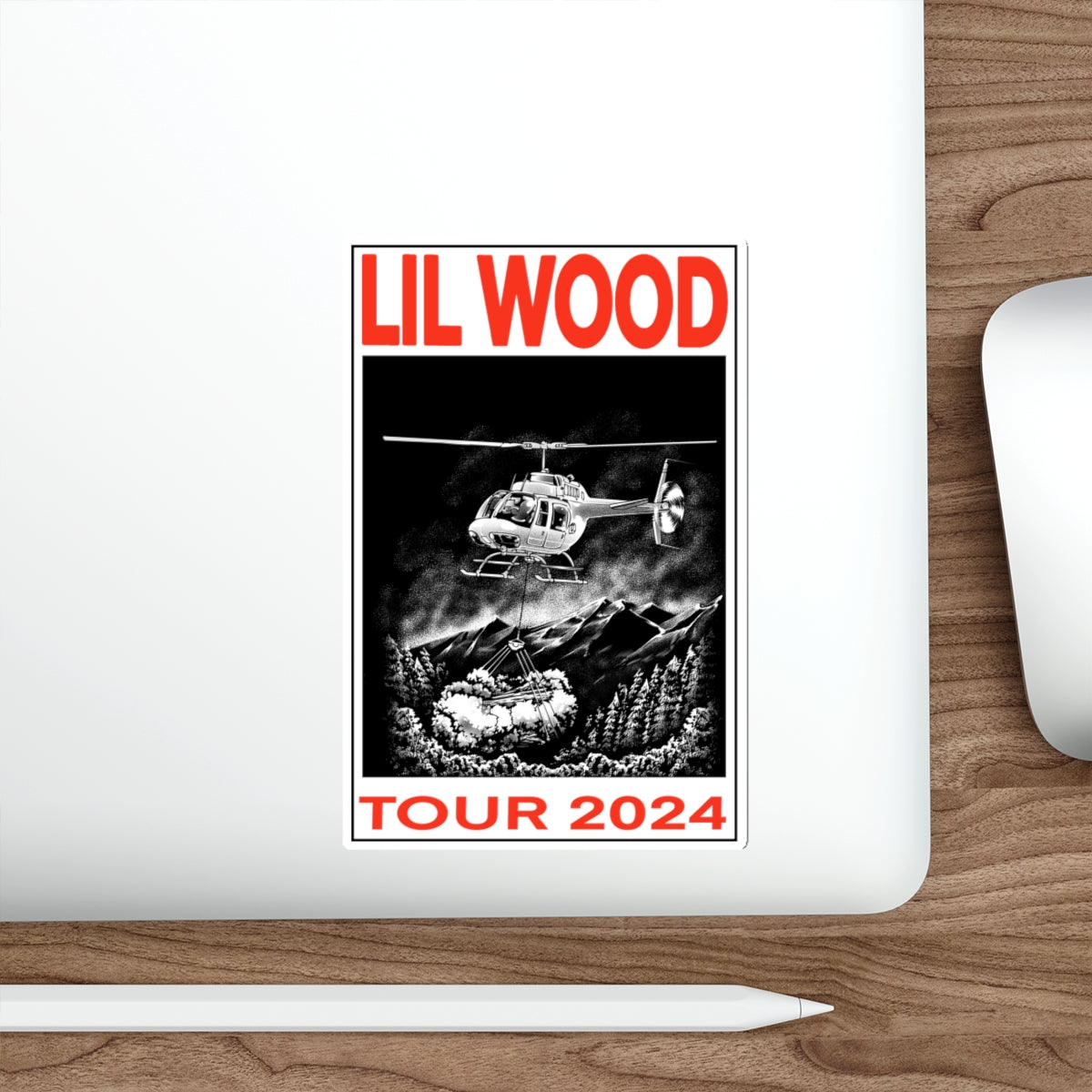 LIL WOOD TOUR STICKERS