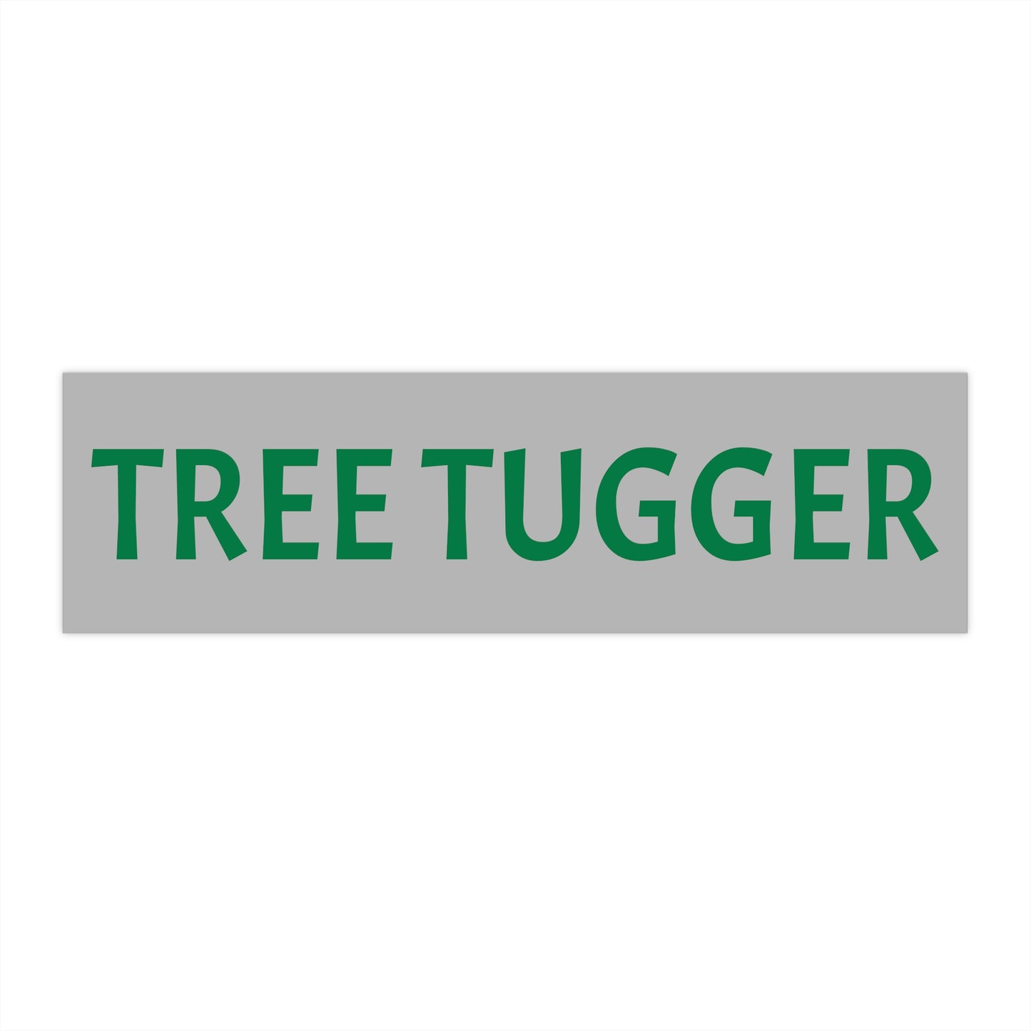 Be Free. Tree Tugger Bumper sticker.