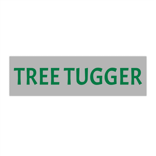 Be Free. Tree Tugger Bumper sticker.